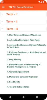 TN 7th Social Science android App screenshot 3