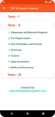 TN 7th Social Science android App screenshot 4